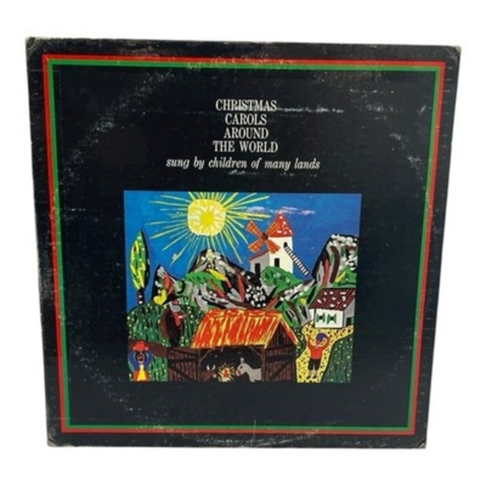 Christmas Carols Around the World Children Vintage LP Vinyl 1968 Holiday